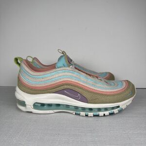 Nike Air Max 97 SE Sun Club Copa/Sail/Wheat‎ Grass/Madder Root Size 6.5 Youth